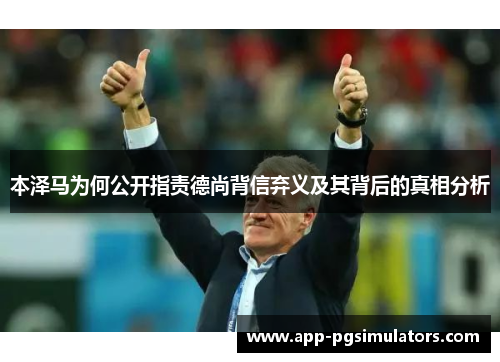 本泽马为何公开指责德尚背信弃义及其背后的真相分析