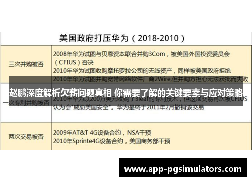 赵鹏深度解析欠薪问题真相 你需要了解的关键要素与应对策略 赵鹏深度解析欠薪问题真相 你需要了解的关键要素与应对策略