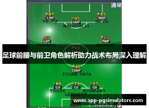 足球前腰与前卫角色解析助力战术布局深入理解